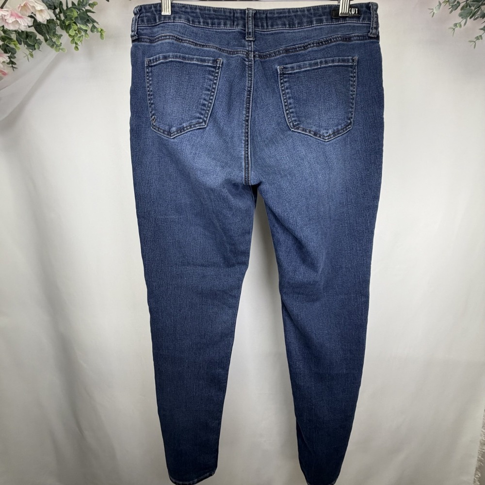 Kut From The Kloth Mia Toothpick Skinny Medium Wash Size 12 Tapered - Picture 2 of 6